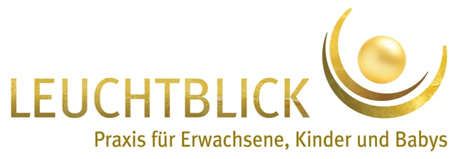 Logo Praxis Leuchtblick - Osteopathie Babymassage motorischen und sensorischen Entwicklung fördern © bruecknerdesign.de